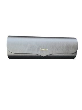 Cartier Glasses Sunglass Gray Case  (Case Only)